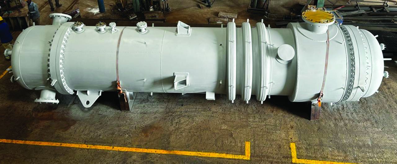 Expansion bellows shell & tube exchanger fabricated by United Cooling Systems