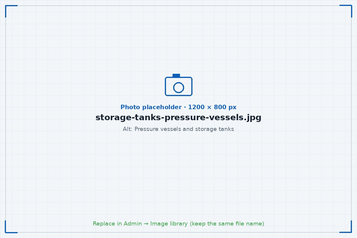Pressure vessels and storage tanks